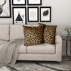 Leopard Throw Pillow Cover 2 Pcs Cheetah Animal Print Pillows