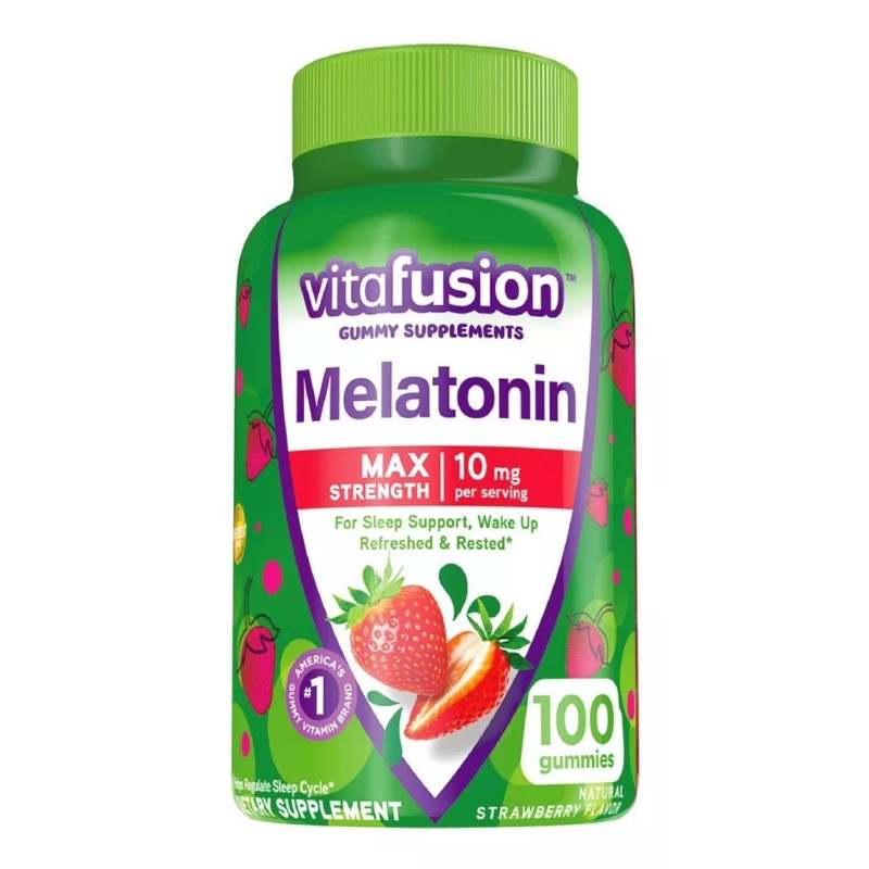 Vitafusion Melatonina 10mg 100 Gomitas La Mejor Ayuda Para Dormir