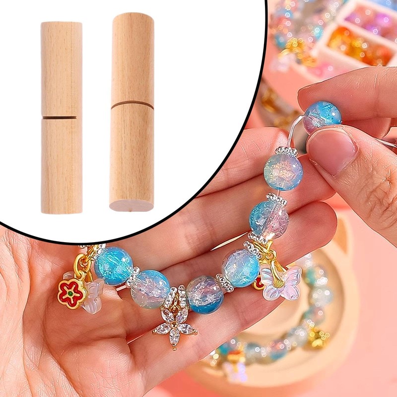 Qianly Wooden Knot Grippers Tighten The Knot Clip Supplies Lightweight