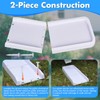 Rain Gutter Downspout Splash Block for Foundation Protection,24" Gutter Splash