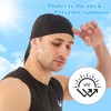 TNSLAND Pack of 2 Sports Bandana Cap, Quick-Drying, Durag Men's