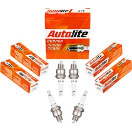 Autolite 275 Copper Non-Resistor Automotive Replacement Spark Plugs (4 Pack)