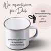 GRAZDesign Personalisierte Emaille-Tasse für Kinder – 300 ml, mit Namen