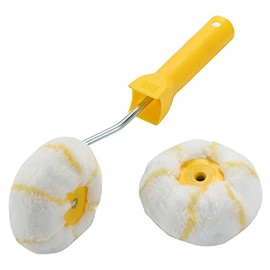 Corner Paint Roller Kit, 3 Pieces, Ultimate Walls & Ceilings Corner Roller & Sleeve for Use with Water-Based, Oil Or Enamel Paints, Corner Painting Roller BrushTool