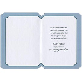 Designer Greetings Gown and Tuxedo Desserts Renewing Wedding Vows Die Cut Anniversary Congratulations Card for Couple