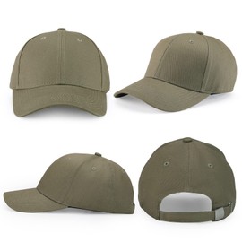 KELOYI Baseball Cap Men Women Cap Adjustable Cotton Outdoor Running Leisure Baseball Cap, 2-Driftwood
