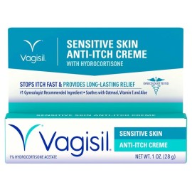Vagisil Anti-Itch Creme With Hydrocortisone Sensitive Skin 1 OZ