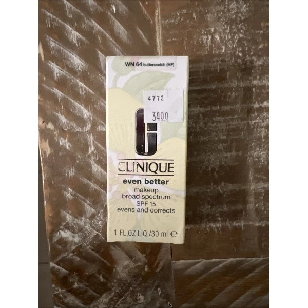 Clinique Even Better Makeup SPF15 Foundation WN 64 Butterscotch 1