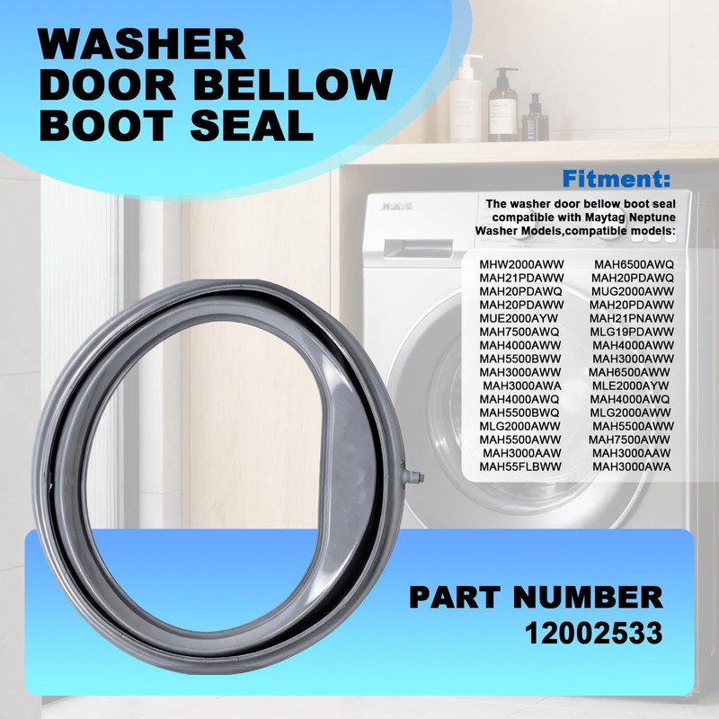 12002533 Washer Door Boot Seal for Maytag Neptune Whirlpool