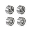 sourcing map Pack of 4 684ZZ deep groove ball bearings