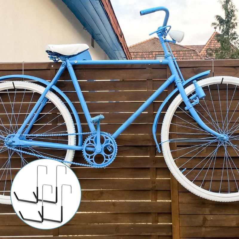 XMDROU Rafter Hooks, Pack of 4 Hooks for Hanging, Bicycle