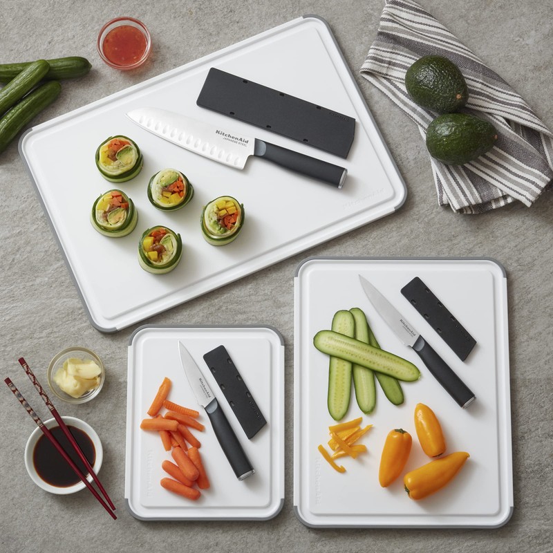 KitchenAid Classic Cutting Board with Perimeter Trench and Non Slip
