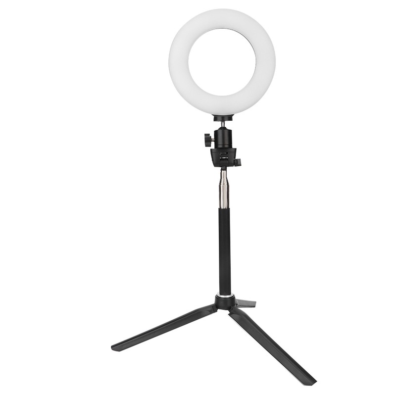 6 Inch Ring Light Dimmable LED Fill Light with Stand