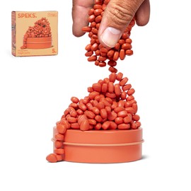 Speks Original Crags Ferrite Putty | 500+ Ferrite Stones in a Tin, Fidget Toy for Stress Relief, Sensory Desk Toy for Adults & Teens 14+ | Matte Coral, Small