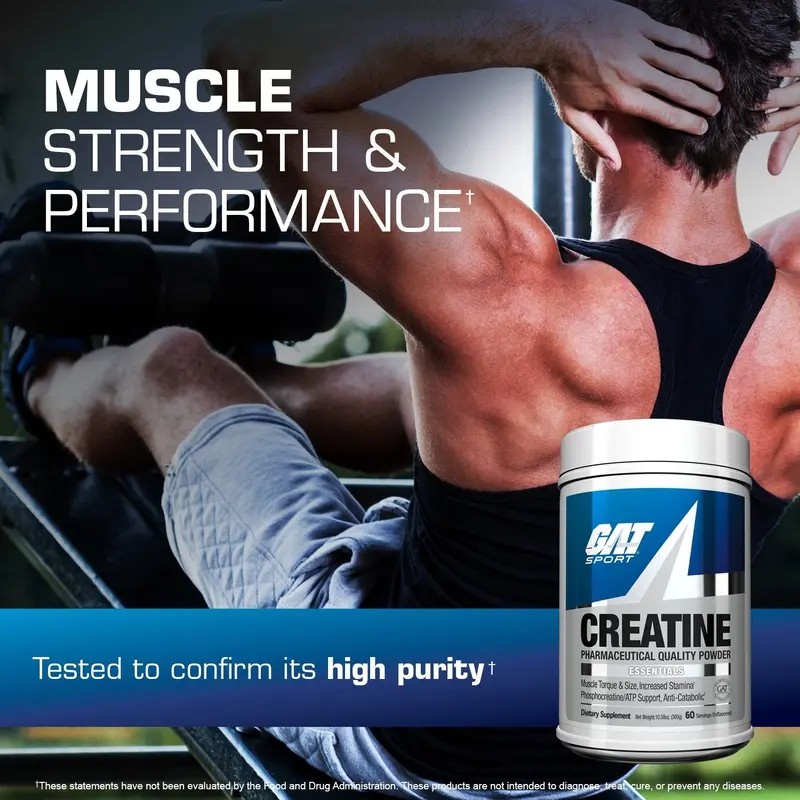 GAT Sport Creatine Monohydrate – Muscle Growth, Strength & Performance