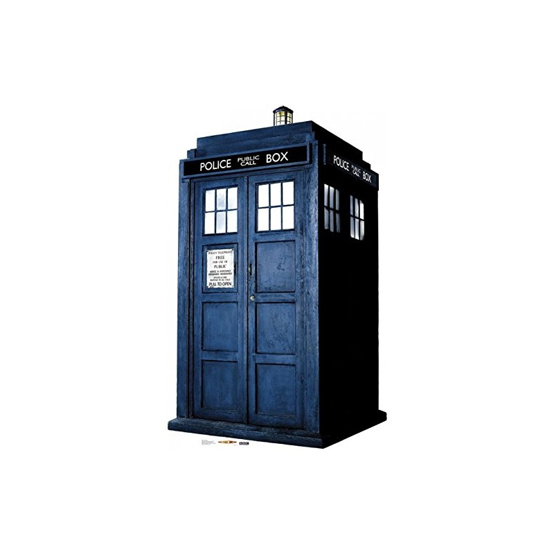1/4 Sheet ~ Doctor Who Tardis Solo Birthday ~ Edible