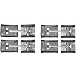 blntackle76 Set 1-4 Door Lock with Retaining Part Flap Holder for Caravan, Motorhome, Trailer, Boat, Entrance Door Latch, RV Door Holder (Pack of 4)