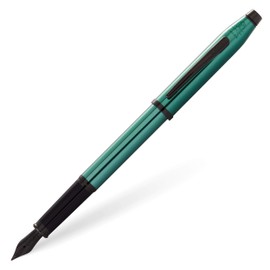 Cross Century II Refillable Fountain Pen, Medium Nib, Includes Luxury Gift Box - Translucent Green Lacquer
