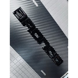 ADS 3D Bronco Glass Black Carbon Fiber License Plate  Aluminum Universal All Models