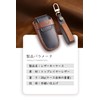 ontto Honda Key Case, Leather, Key Holder, Key Cover, Step