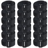 GORGECRAFT 30Pcs Soccer Goal Net Attachment Straps Black Soccer Net