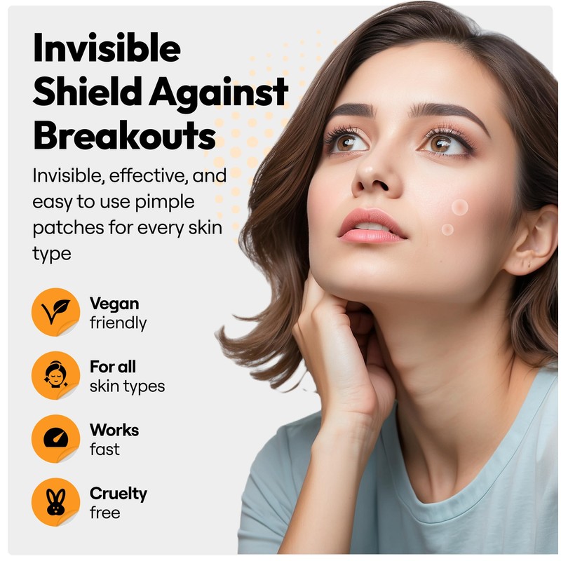 300 Pimple Patches – Hydrocolloid with Salicylic Acid, Tea Tree