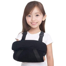 RICHAIR Children's Arm Holder, Arm Hanging Supporter, Arm Leader, Triangular Width, Arm Sling, Arm Sling, Shoulder Strap, Band Design, Breathable, Lightweight Material, For Left and Right Use (6 - 12 Years)