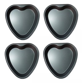 genericos varios Molde De Corazón Para Hornear Pan O Hacer Gelatina 23cm 4pzs