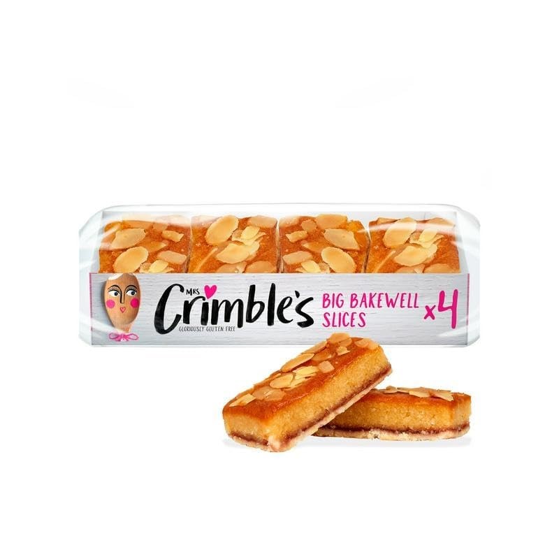 Mrs Crimbles Bakewell Slices (Gluten Free) 200g
