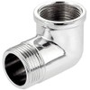 3/8" BSP Thread Pipe Connection Elbow Male x Female Screwed