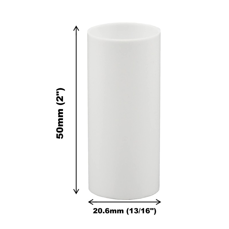 Creative Hobbies® 2" White Plastic Candle Covers Sleeves Chandelier Socket