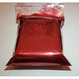 Brillantflake 1/2 Pound Premium Apple Red .015" Metal Flake Custom Auto Paint Additive Flakes