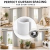 9 Pack Curtain Pleat Spacers, 50mm EVA Foam Rollers for