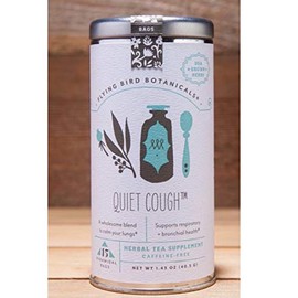 FLYING BIRD BOTANICALS, QUIET COUGH TEA, 15 COUNT