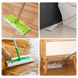 Flash Dust Magnet Dry Mop Refills Disposable Dusting Cloths Floor Dust Remove Pads Speedmop Dry Pad Refills 100 Pcs