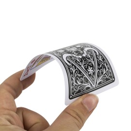 Black Buffalo Playing Cards Waterproof Plastic Poker Cards - With 4 Signs - Twin Pack 2 x Black