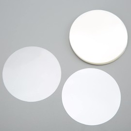 Zerodis Clear Film, Pack of 100 Badge Films for Round Badge Buttons, Transparent Badge Protective Film for DIY Button Maker, Clear StampsSamps(58 mm/2.3 in)