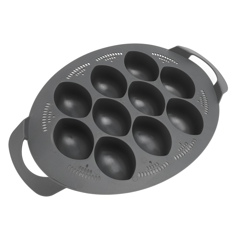 10 Holes Egg Poacher Insert Easy Release Portable Multifunctional Egg