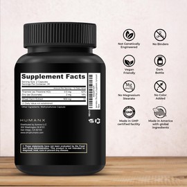 HUMANX Spermidine+ (USA Third Party Tested) - Spermidine-Rich Wheat Germ Extract & Zinc to Activate Cellular Renewal - Non-GMO, Spermidine Capsules - Supports Healthy Aging - Spermidine Supplement