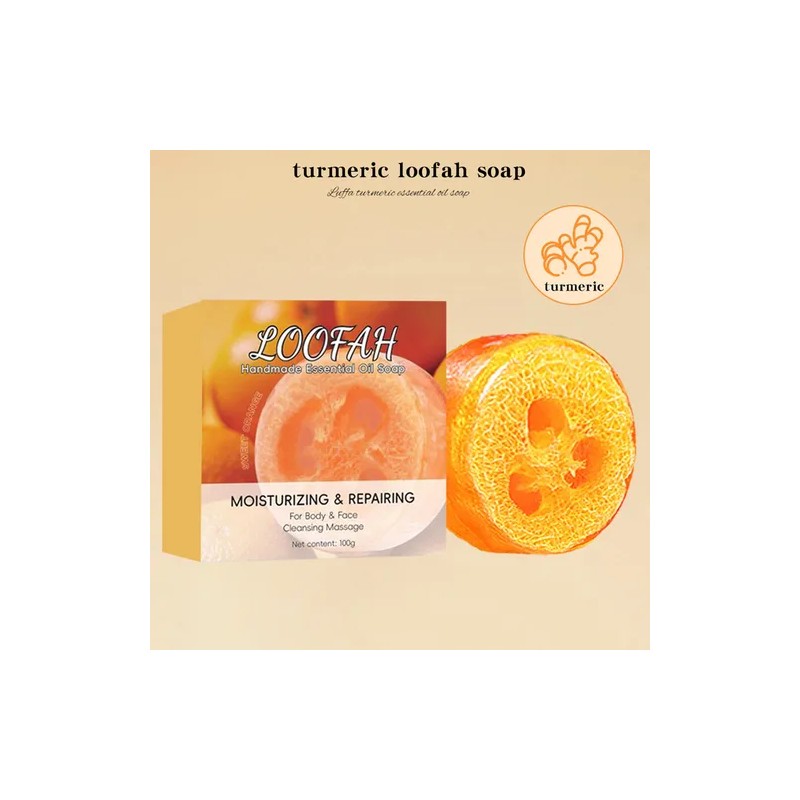 M1h Jabón, Aceite De Lufa, Cúrcuma, Baño, Ácido Kójico,