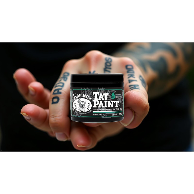 Kanberra Tat Paint Tattoo Aftercare Cream with Tea Tree Oil