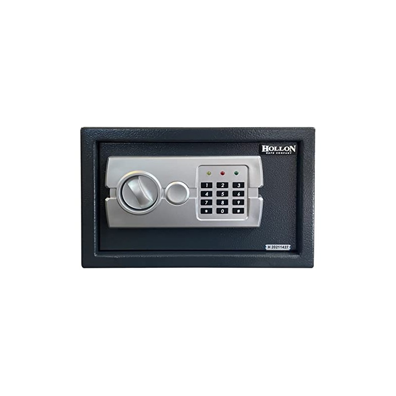 Hollon Safe E-20 Hotel Safes, Black, Small