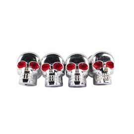 4 Stück Totenkopf Schrauben Silberne für Nummernschild, Rahmen, Schraube Dirtbike, Motorradschraube