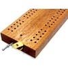 Hardwood British cribbage board - 30cm (12")