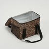 JPJYE Insulated Lunch Bag, Leopard Print Design, 30 x 21