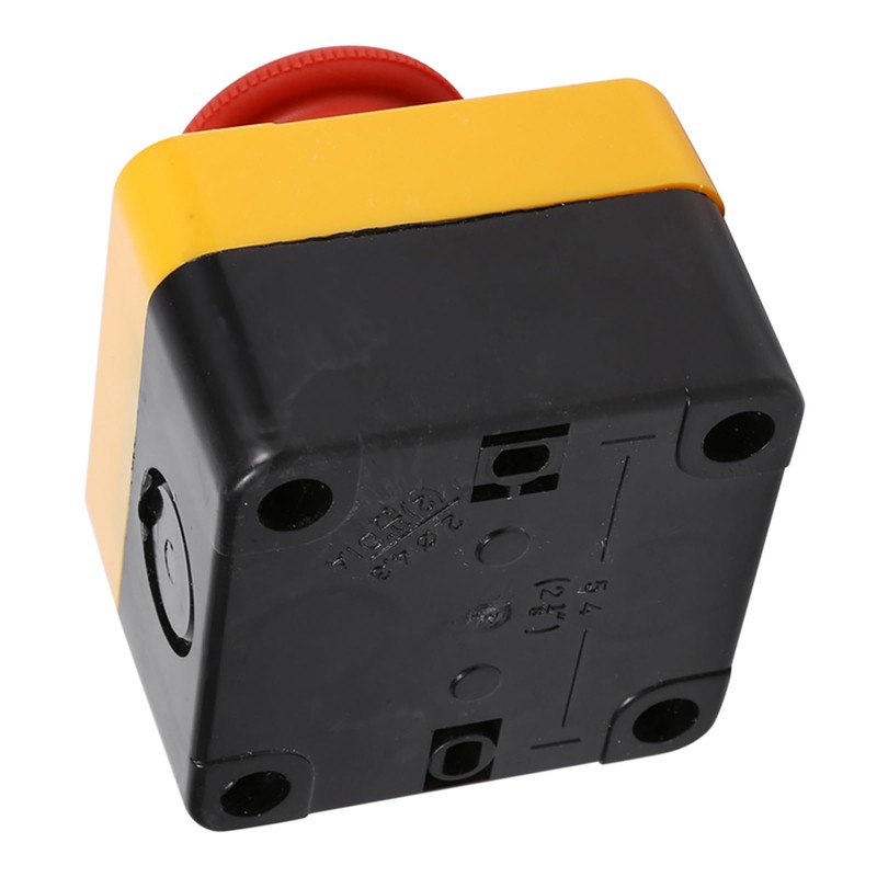 Emergency Stop Button Switch, AC 690V 10A Red Sign Emergency