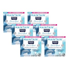 Monistat, Vaginal Smell Convenient 2-in-1 Kit, 10 Feminine Wipes and 10 Suppositories for Women (6pack)