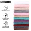 MOONQUEEN Microfiber Facial Cloths Fast Drying Washcloth 12 Pack -