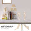Operitacx 12pcs Articulated Wooden Model Mannequins for Sketching and Decoration
