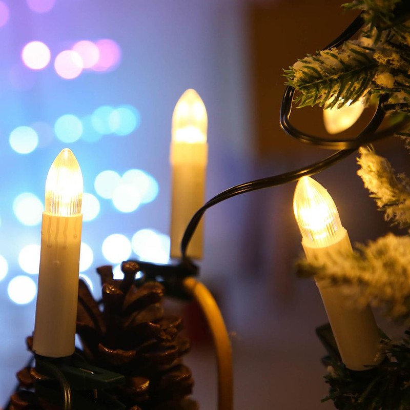 USB LED Candle Lamp Warm White LED Flameless Christmas Candle